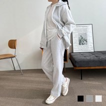 면 면바지 배기바지 배기팬츠 여성바지 배기 긴바지