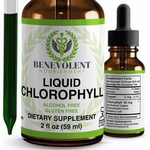 미국 베네볼런트 너리쉬먼트 액체 엽록소 리퀴드 클로로필 59ml / Benevolent Nourishment Chlorophyll 2oz, 1개