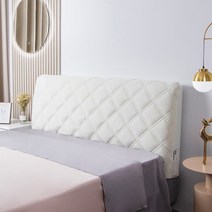 침대 프레임 헤드보드 편백나무 저상형 깔판 호텔형 침대헤드 제작 올 인클루시브 짧은, 폭210×높이70cm, 미색