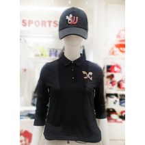 MU스포츠 여성 솔리드 긴팔 풀오버 티셔츠 GV12TL01(161846 )