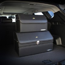 엠노블 쉐보레 가죽 트렁크정리함 차량용 신발장 트렁크수납함 트레일블레이저 말리부, 레드