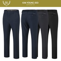 [간절기겨울용]김영주스포츠 남성 스판 약기모 골프 팬츠 MP6037