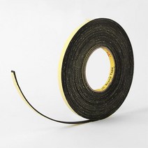 단면 스펀지테이프 1cmx10M 두께 2mm 틈새테이프 방음테이프 EVA테이프