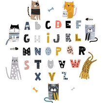 뮤럴 세계지도 거실포인트 벽지 디자인 풍경 명화 벽지 아트윌 해바라기 일러스트 벽지 포인트그림 벽지 도배 홈데코 벽지 Zerolife 창조적 인 공룡 보육 편지 번호 인쇄 벽, 46206