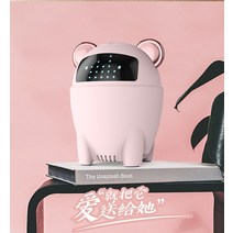 AI스피커 인공지능 스피커 AI 스마트 블루투스 스피커 인공 음성 제어 크리 에이 티브 미니 시계 알람 BT, 02 pink_01 스피커