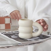 미니마나 모던통통 머그컵, 미니마나 모던통통 화이트, 1개