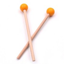2pcs 타악기 악세서리 혀 드럼 말렛 스틱 뮤지컬 어린이 성인용, [02] YELLOW