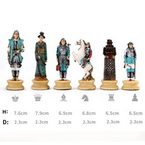 원목체스 자석 고급 체스판 보드게임 유리 역사 인물 테마 체스 그린 체스 조각 스킨 보드 go chess set 럭셔리 테이블 게임 장난감 선물 독일 제 2 차 세계 대전, 일본 사무라이