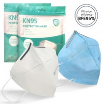KN95 고급 마스크 10매 블루