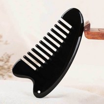 MOASO 물소뿔 괄사 빗괄사 2호 얼굴 복부 마사지 지압봉 경락마사지 도구