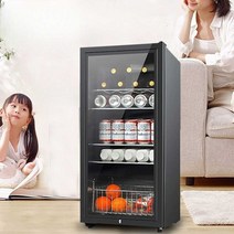 술냉장고 쇼케이스 음료수 미니 냉장고 홈바 주류, 118L