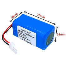 18650 리튬 충전식 배터리팩 아이라이프 A4 A4s V7 A6 V7s 플러스 로봇 청소기 HG2 4S 14.8V 3000mAh