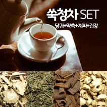 참두리 쑥청차 세트 1.1kg(당귀200g 약쑥300g 계피300g 건강300g)