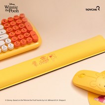 디즈니 미키마우스 곰돌이푸 캐릭터 키보드 손목 받침대, 곰돌이 푸