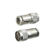 N수 플러그 커넥터 클램프RG8 LMR400 7DFBRG213 케이블RF 동축 황동 스트레이트, 02 More than 10Pcs