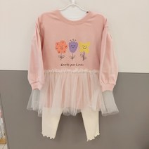 해피랜드 봄상품40%SALE 플라워 너풀너풀 발레복st 여아 상하복