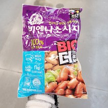 혐육97.2 목우촌 BIG 주부9단 비엔나소시지 0.99kg x 1개, 아이스보냉백포장