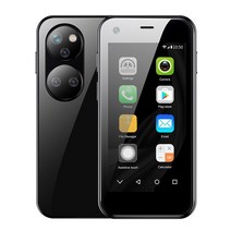 SOYES XS13 3 모델 4 컬러 미니 스마트폰 2.5인치 Android 6.0 1GB RAM 8GB ROM 쿼드코어 WIFI GPS Google Play 학생 전화, 블랙, Model H