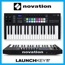 노베이션 Novation Launchkey37 mk3 37건반 Ableton Live 벨로시티 센셔티브건반 MIDI 컨트롤 노베이션 런치키37 마크3 마스터건반 마스터키보드