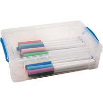 Advantus 37539 Super Stacker 대형 필통 22.9 x 14 6.4cm(9 5 1/2 2