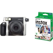 후지 필름 Instax 인스탁스 와이드 300 미니 즉석 카메라 아날로그 레트로 빈티지, 즉석 카메라 + 와이드 필름 10매