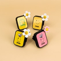 아로마푸딩 차량용 스마일 방향제, 2023스마일에디션_핑크, 라벤더