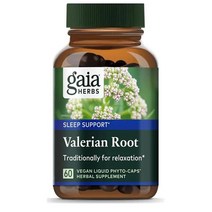 Gaia Herbs 가이아 Valerian Root 비건용 60정 발레리안 루트