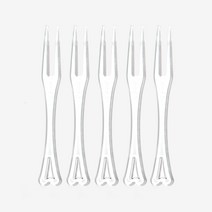 피크닉앤패키지 추석송편떡포장용기 어린이집선물포장답례품, 미니포크투명30개