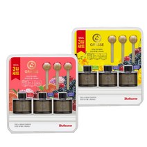 불스원 그라스 차량용 디퓨저 105ml x 3개, 블랙베리&체리 2개 + 페어&프리지아 1개