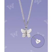 얼모스트블루 버터플라이 목걸이 (미디엄) BUTTERFLY NECKLACE (MEDIUM)