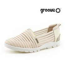[국내 매장판] 그루브 그루브GROOVE 슬립온 GEMINI 크림 G0160037MA-W womens 326804