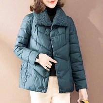 여자 숏패딩 여성 크롭 반팔 패딩 구스 폭스퍼 누빔 야상 항공 점퍼 퀼팅 깔깔이 경량 겨울 따뜻한 자켓 울트라 라이트 다운 코튼 파카 램 울 칼라 짧은 파카 플러스 사이즈 코트