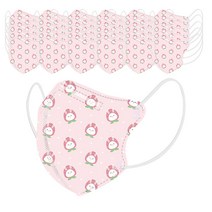 원올스 깜찍이 유아용 2D 어린이 마스크 소형, 1개입, 60개, T2_4~8세_딸기토끼