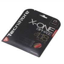 테크니화이버 Tecnifibre XOne Biphase (181.18mm) 스쿼시 스트링 (레드) 가성비 추천 미국직구