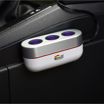 아트로마 시거잭 트리플 소켓 12V 24V 전차종 가능 3구 고속충전 간편설치, 시거잭 트리플 소켓 12V / 24V