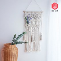 하지트 마크라메 월행잉 드림캐쳐 벽장식소품, 4.아라비안 태슬