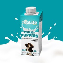 탑라이프 산양유 어덜트 성견용 200ml 18개 1박스, 탑라이프 산양유 퍼피 어린강아지용 1박스