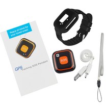 gps tracker rf-v28 for children gps tracker sos 버튼 펜던트 미니 개인 gps 추적기 어린이 로케이터 with google map track, 푸른