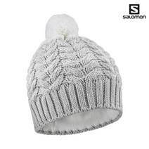 살로몬 2021 폴리 비니 POLY BEANIE LUNAR ROCK/WHITE, 선택완료