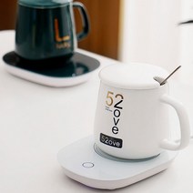 사무실 컵보온 가정 컵워머 보온보트 차 커피 컵받침대 티포트, EUSB컵워머014화이트