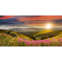 Yangzhou 3D일출 일몰 십자수보석 십자수 재물운 집들이 선물 DIY세트 집순이 집돌이 취미 태교십자수 20001180645304, 30x40