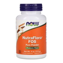 나우푸드 뉴트라플로라 FOS 파우더 4 oz (113 g)