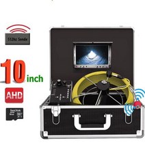 하수구내시경 10 인치 23mm 512hz sonde 송신기 로케이터 파이프 벽 하수도 검사 비디오 카메라 배수관 시스템, 50m+DVR kit
