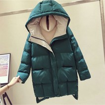여성경량패딩 여성숏패딩 여자경량패딩 new winter dwon 코튼 코트 플러스 사이즈 코튼 자켓 긴 후드 따뜻한 파카 wadded jaqueta feminina