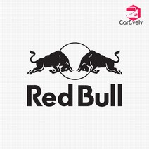 카앤블리 RedBull 로고 캠핑 데칼스티커 CNCP-16 /캠핑스티커 /캠퍼스티커, 오렌지, 대형
