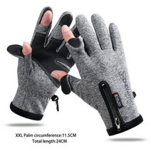 카메라장갑 촬영 장갑 Winter Fishing Gloes 2 Finger Flip Waterproof Windproof Photograph Women Men elet Warm P, GY, M