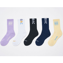 블랙야크 사계절 남녀 공용 등산 아이유 양말 흡습 속건 BAC 중목 발목 알파인크루삭스, LILAC, 24
