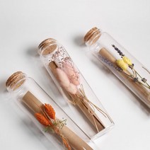 기타 유리병 꽃 편지 기념일 감동 편지지 남자친구 여자친구, 오렌지트리, 1개