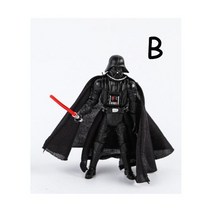 1pcs 스타 워즈 장난감 10cm 클론 기병 사령관 아나킨 SKYWALKER 다스 베이더 PVC 액션 피규어 러블리 선물, black