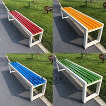 마당 정원 전원 주택 벤치 의자 유치원 키즈 카페, 다른 색상 배송요청란 남겨주세요